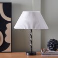 thumbnail image 2 of SAFAVIEH Tali 22" Modern Black Metal Table Lamp with White Shade, 2 of 7