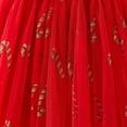 thumbnail image 5 of NAISIBABY Girls Christmas Tutu Dress 8T, Princess Tulle Dress Layered Mesh Ruffles Sleeve Party Festival Outfit Red, 5 of 5