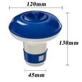 thumbnail image 3 of Adult Women Men Kids 4PC Deluxe Large Blue Floating Swimming Pool Chemical Dispenser 5 Inch for Chlorine Tablets and Bromine for Swimming Pool, 3 of 9