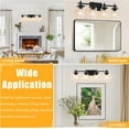 thumbnail image 6 of Pynsseu 4-Light LED Vanity Light with Clear Glass Shades Decor for Lighting, 6 of 7