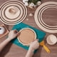 thumbnail image 4 of Juego de 11 moldes planos y redondos para formar platos de cerámica. Herramientas de alfarería con figuras geométricas concéntricas de madera. Molde para arcilla., 4 of 9