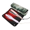 thumbnail image 2 of Curling Iron Storage Bag Hair Tools Travel Bag Heat Resistant and Portable Beautiful Green Forest, 2 of 8