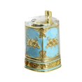 thumbnail image 2 of veasfak Toothpick Box Decorative Toothpick Case for Restaurant Apartment Dining Room Gold Light Blue, 2 of 9