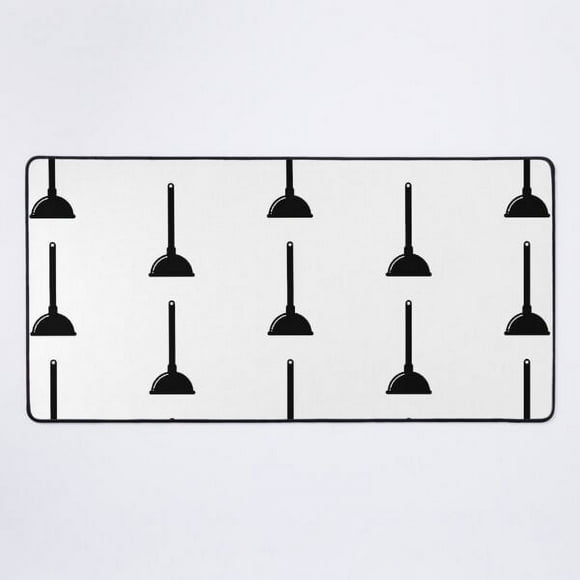 Un nuevo desatascador de fontanero para destapar la alfombrilla del escritorio del inodoro