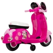 Huffy 6V Disney Minnie Mouse Euro Scooter Ride-On with Lights and Sounds, Ages 3-5