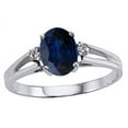 thumbnail image 2 of Tommaso Design� Genuine Oval Sapphire Ring, 2 of 9