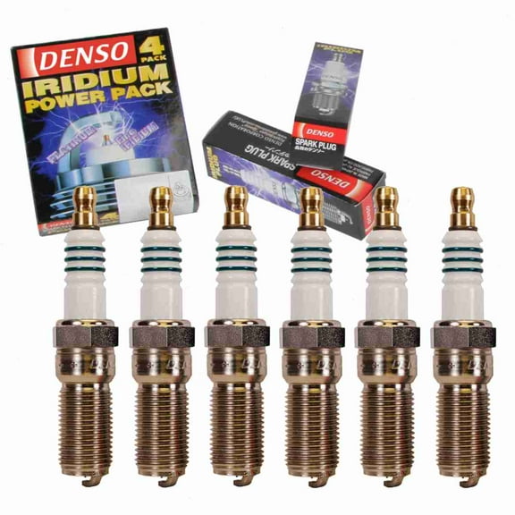 6 pc DENSO 5341 Iridium Power Spark Plugs for AYFS 092FE1 AYFS 092FECF4 ITV24 Ignition Wire Secondary Fits select: 2002-2004 FORD FOCUS