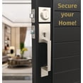 thumbnail image 2 of Mega Handles | Tobelle Straight Lever Handleset | Satin Nickel, 2 of 4