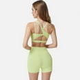 thumbnail image 5 of Active Women's One Shoulder Cutout Sports Bra - X Large, Green, 5 of 6