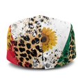thumbnail image 3 of FUIALDOLG Polyester Flat Cap for Outdoor Driving Camping, Soft Adjustable Newsboy Hat, Sunflower, 3 of 4