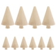 thumbnail image 2 of 10Pcs Mini Tree Crafts Unfinished Wooden Tree Decors Tiny Tree Ornaments Unpainted Small Trees, 2 of 8