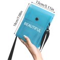 thumbnail image 3 of FENOHREFE Women PVC Jelly Crossbody Bag Fashion Clear Candy Color Shoulder Purse Small Phone Case Zippered Makeup Bag, 3 of 8