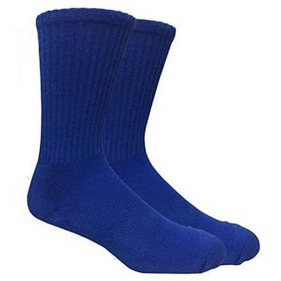 MOXY Socks Royal Blue Running Buddy Performance Athletic Running Crew Socks