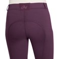 thumbnail image 1 of Ovation Ladies AeroWick Silicone Knee Patch Tights (Wine, XL), 1 of 1