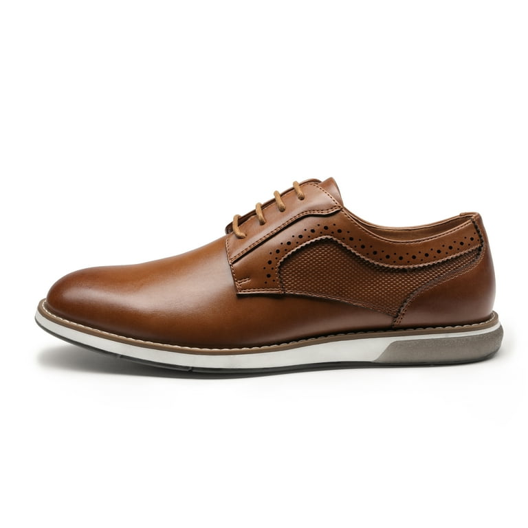 Bruno Marc Men's Plain Toe Oxford Shoes Business Formal Derby Dress Sneakers