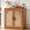 Tea Color, variant on Buildhom 63" Rattan Sideboard Buffet with Arch Doors & Adjustable Shelves, Boho Coffee Bar Cabinet for Living Room, Kitchen, Walnut