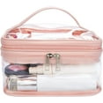 thumbnail image 2 of Makeup Bag,Travel Bag Essentials,Large Train Travel Toiletry Bag for Women Girls Gifts,Cosmetics Bag Case Storage,Travel Size Toiletries for Brush Jewelry Organizer Accessories, 2 of 7