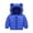 Sapphire Blue, variant on KYAIGUO Winter down Jacket for Toddler Kids Warm Cozy Puffer Padded Zipper Jacket Bear Hoods Infant Outerwear 9M-5 Years