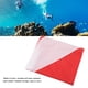 thumbnail image 4 of Bandera de buceo blanca azul nailon fácil montaje bandera de buceo internacional portátil ligera 49x59 cm para bajo el agua ANGGREK Otros, 4 of 8