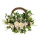 thumbnail image 1 of Guirnalda artificial Primavera Verano Guirnalda 40 cm Guirnalda decorativa Guirnalda para centro de mesa Arreglo de oficina en casa Adorno de Blanco mayimx corona de clavel, 1 of 8