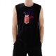 thumbnail image 1 of Impresión de botellas Mujeres Hombres Chaleco sin mangas Moda casual Pareja de verano (Negro M), 1 of 2