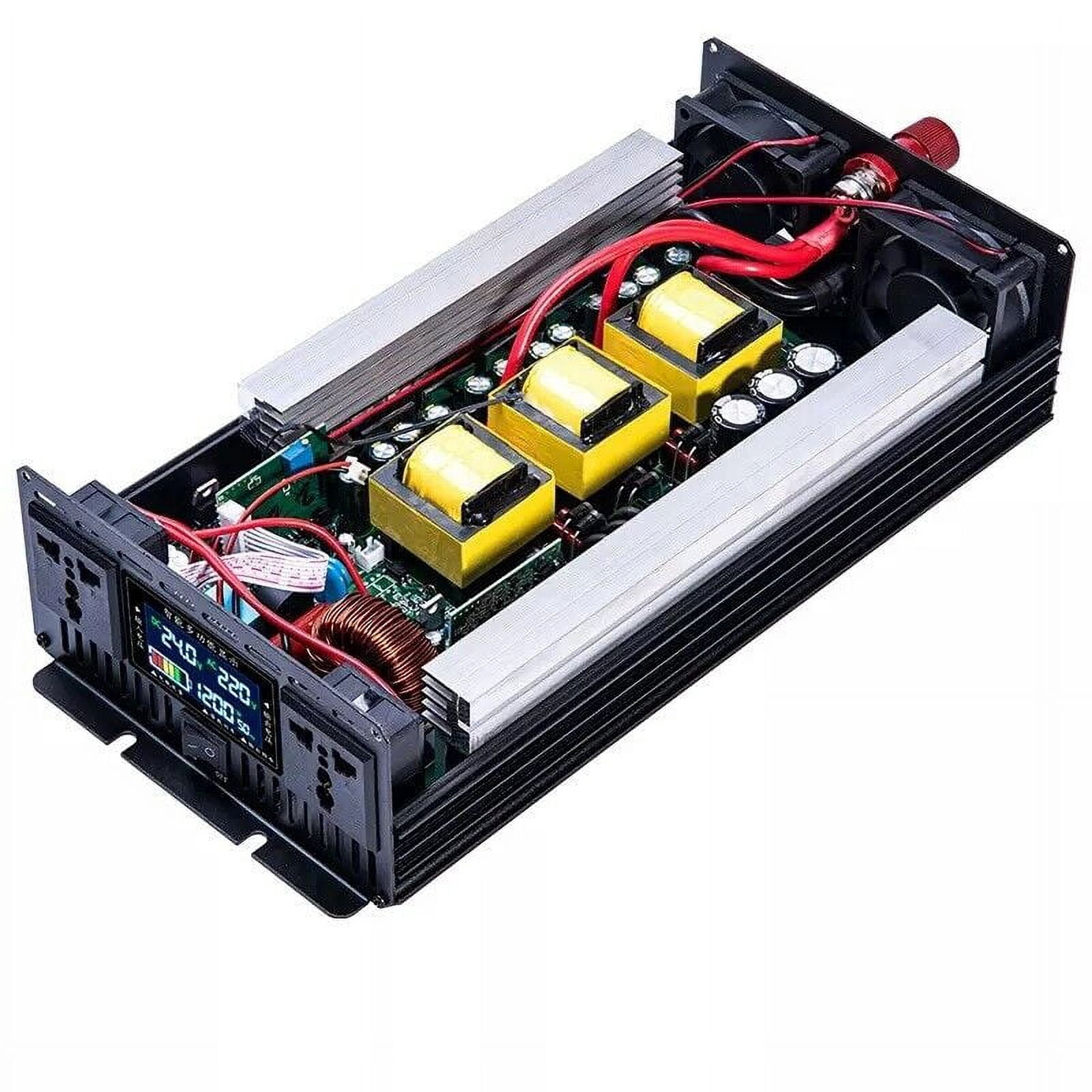 JIAN YA NA 4000W Pure Sine Wave Power Inverter DC 48V to AC 110V Converter for Car, Truck, Home, Vehicles, Boat, Power Converter