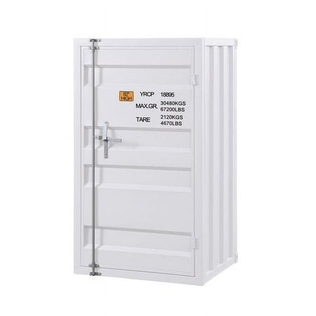 Acme Cargo Container Style Metal Chest with 1 Door, Multiple Colors