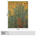 thumbnail image 4 of COMIO  Farm Garden with Sunflowers Blanket - Fine Art Gift Throw Woven, 4 of 6