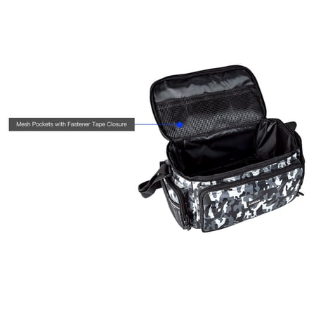 M Buder Outdoor Fishing Tackle Bag Canvas Multi-purpose Shoulder Case