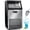 99Lbs / 24H, variant on Commercial Ice Machine,100Lbs/24H,45 Cubes/Batch in 11-20 Mins Ice Maker with 33 Lbs Storage Capacity,24H Timer Self-Cleaning Ice Make Machine for Home,Bar,Restaurant,Office Include Scoop & Hose