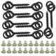 thumbnail image 5 of Tornillos para cebo Chod Rig Ring Stops, 10 piezas Tornillos para cebo con tornillos para cebo con anillos ovalados Topes para anillos de aparejo de carpa Tornillos para cebo con topes para ani, 5 of 14