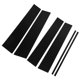 thumbnail image 4 of 6 Pcs B Pillar Door Trim Molding Glossy Black PC Window Post Protector Cover for Hilux 2015 to 2023, 4 of 5