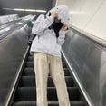 thumbnail image 5 of Unisex Shark Tooth Hoodie Pullover Loose Long Sleeve Oversized Hooded Sweatshirt for Men Women Cute Streetwear Tops with Pocket S‑XXL, 5 of 7