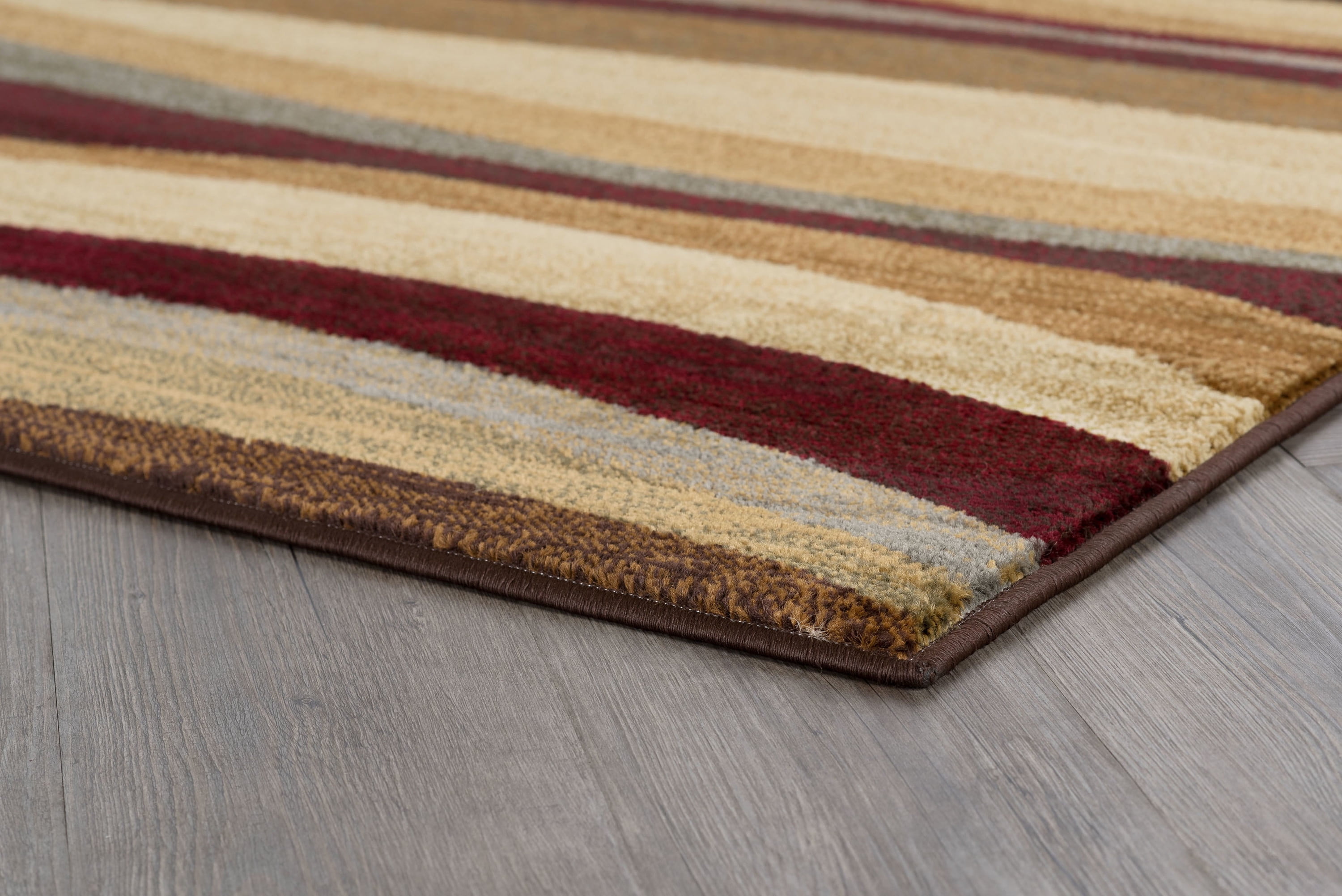 Elegance Contemporary 9' x 12.6' Multi-Color Polypropylene Indoor Area Rug