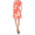thumbnail image 2 of Women's Flower Print Fit and Flare Dress, 2 of 4