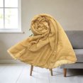 thumbnail image 3 of Fsgntruao Chiffon Sheer Scarf for Women Breathable Solid Color Pearl Trim Wrap Shawl Headscarf Gold,Free Size, 3 of 4