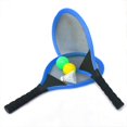 thumbnail image 5 of Juego de raqueta de bádminton de tenis, juguete de playa al aire libre 3 en 1 para 3 4 5 años (azul) JFHHH pequeña, 5 of 5