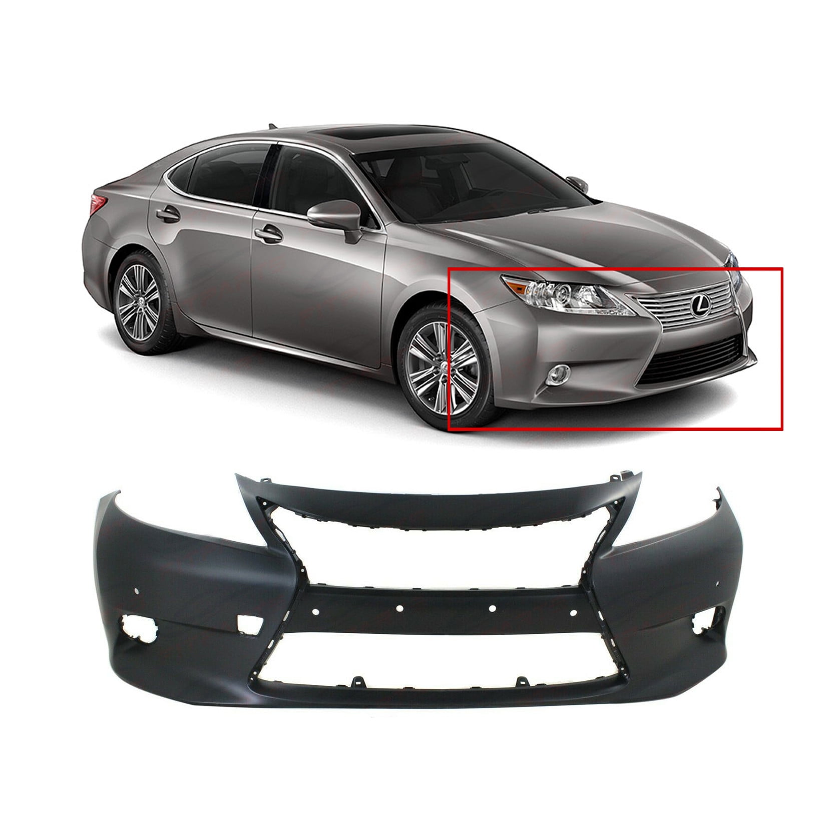 Automotive Bumpers & Bumper Accessories Front Bumper Cover Fascia for