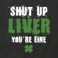 thumbnail image 2 of You're Fine T-Shirt | Cool St Patrick Day Black Tee Gift, 2 of 5