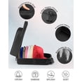 thumbnail image 5 of Hard Hat Case, Hat Organizer Box with Adjustable Shoulder Strap, Travel Case with Shoulder Strap Hat Organizer Holder Bag Black, 5 of 6