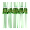 thumbnail image 2 of Homerr Coconut Straws Festive Banquet Straws Hawaiian Style Party Straws 20Pcs with Umbrella Coconut Design Disposable Perfect for Birthdays Christmas New Years, 2 of 8