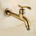 thumbnail image 5 of Antique brass faucet with lever handle, antique brass look（G1/2）.., 5 of 5