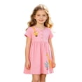 thumbnail image 5 of Glisme Girls Dress Sleeveless O Neck Dresses Cartoon Prints Adorable Toddler Daily Wear 2-3 Years Red, 5 of 9