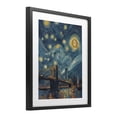thumbnail image 2 of Stupell Industries Art Deco Iconic Blockchain Moonlight Black Framed Print Under Glass, 13 x 16, by Svetlana Aleynikova, 2 of 8