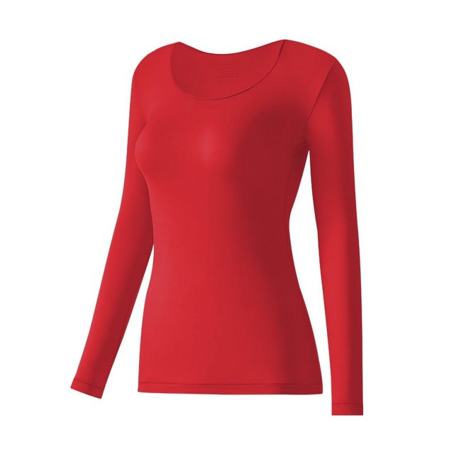 Ropa interior térmica moldeadora de cuerpo para mujer, ropa interior fina y larga con ácido hialurónico autocalentable a temperatura constante