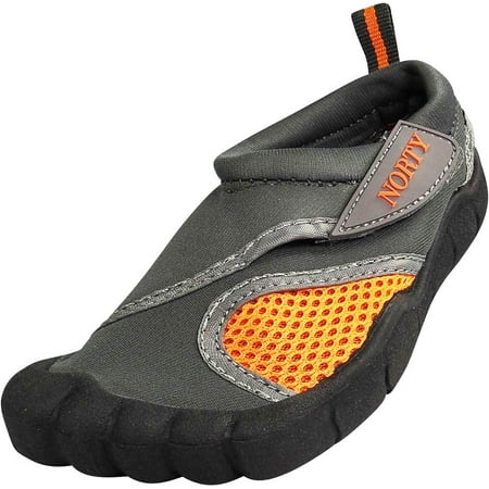 Image of NORTY Toddler Boys Water Shoes Male Lake Aqua Socks Grey Orange 8