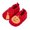 Red, variant on LIUYUNNN Glow In The Dark Baby Sneakers For Learning Cartoon Soft Bottom Shoes Ideal For Halloween Activities Baby Boy Shoes, Size 12-18 Months