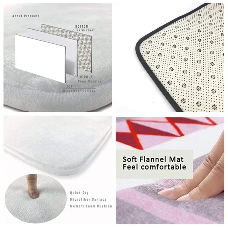 Multicolor Bandana Pattern Carpet Runners Area Rug Bathroom Floor Mat Rugs for Living Room Bedroom Door Mats Table Rug Yoga Mat