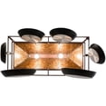 thumbnail image 5 of Meyda Tiffany 77830 39" L Simple Mission Pot Rack - Orange, 5 of 7