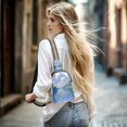 thumbnail image 5 of FORMRS Womens Crossbody Sling Bag Travel Daypack Shoulder Chest Backpack, Blue Sky and River, 5 of 7